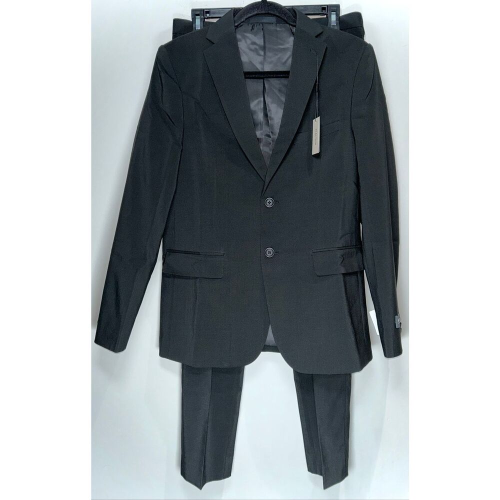 Reaction Kenneth Cole black pants suit size boys 18
